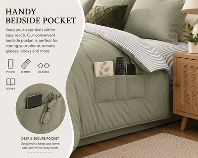 Lumiwarm 7-Piece Microfiber Bedding Set